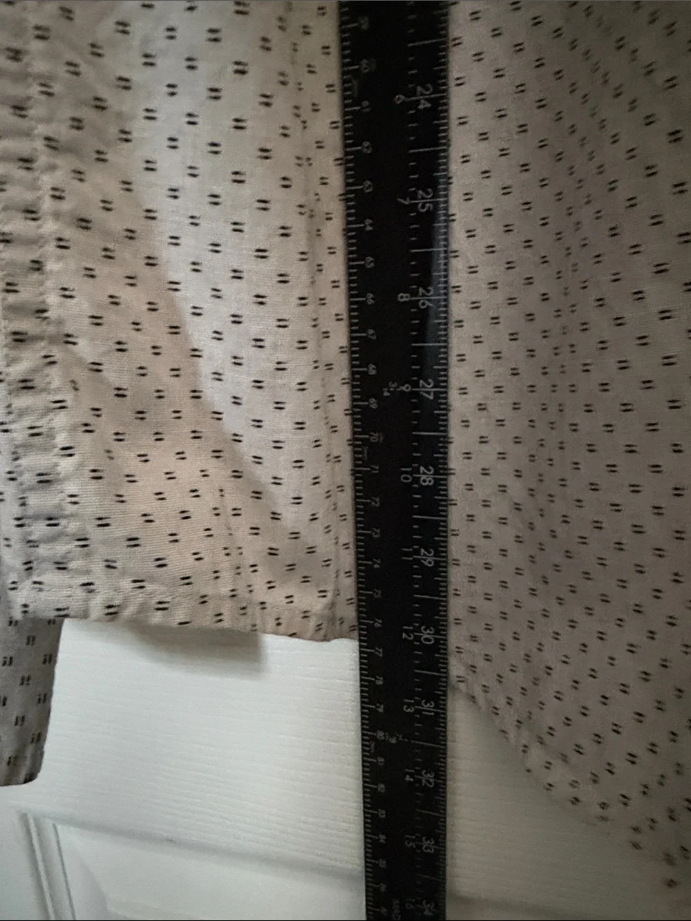 Banana Republic Men's Light Gray Shirt with Microdot Pattern